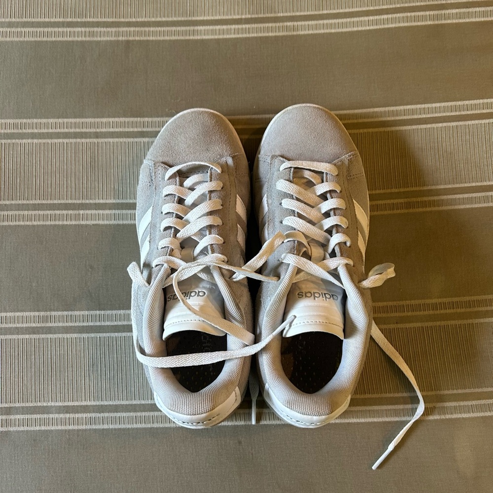 Adidas Women's Gray Tennis Sneakers